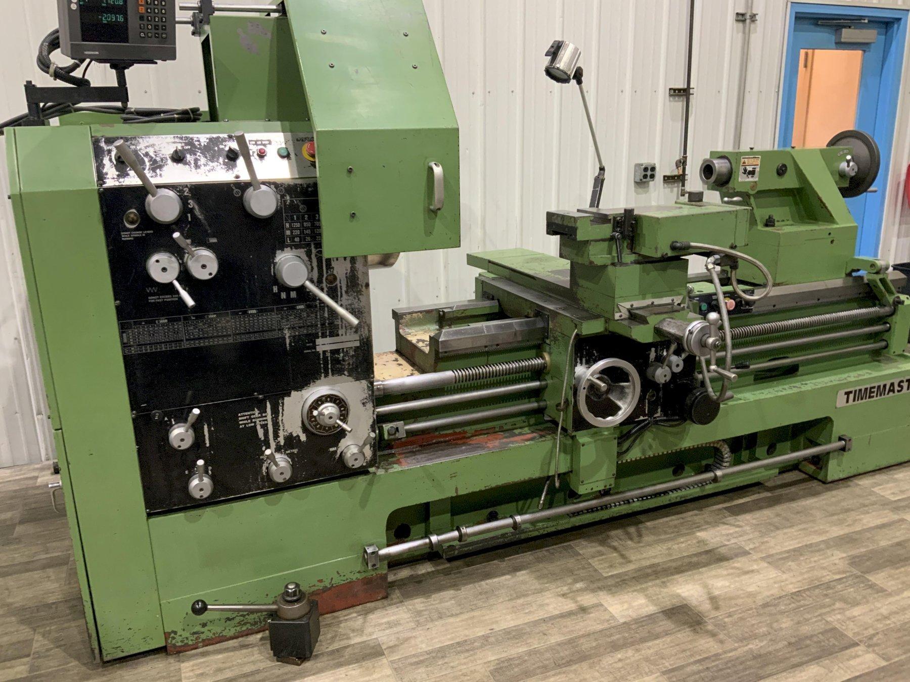 36" X 60" TIMEMASTER GAP BED ENGINE LATHE: STOCK #80849