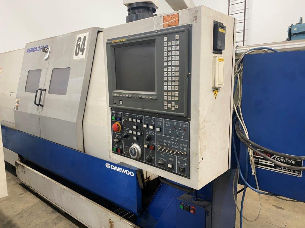 Daewoo Puma 350MA CNC Lathe Turning Center with Live Milling
