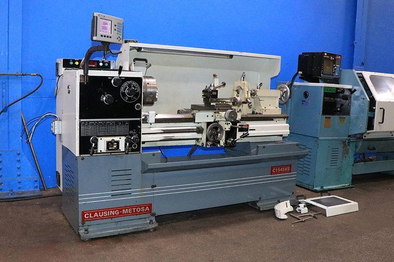 15"/23.6" X 45" CLAUSING-METOSA GAP BED ENGINE LATHE, MODEL C1545VS