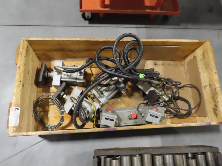 Sheffer 2105043-1 Hydraulic & Pneumatic Cylinders (3) with Control Units- Auction Item