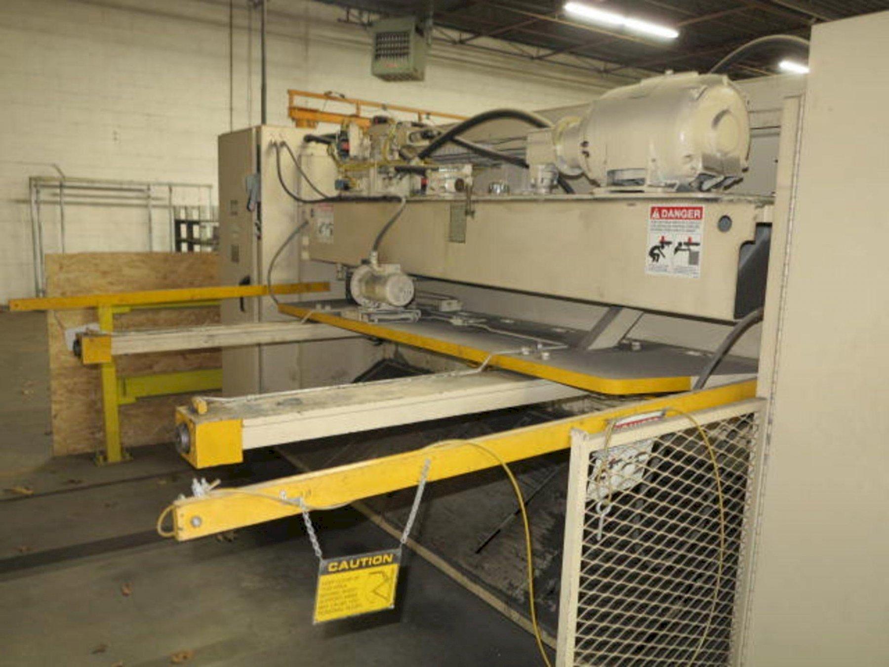 1/4" x 8 ft. Cincinnati Hydraulic Shear Model 250HS8