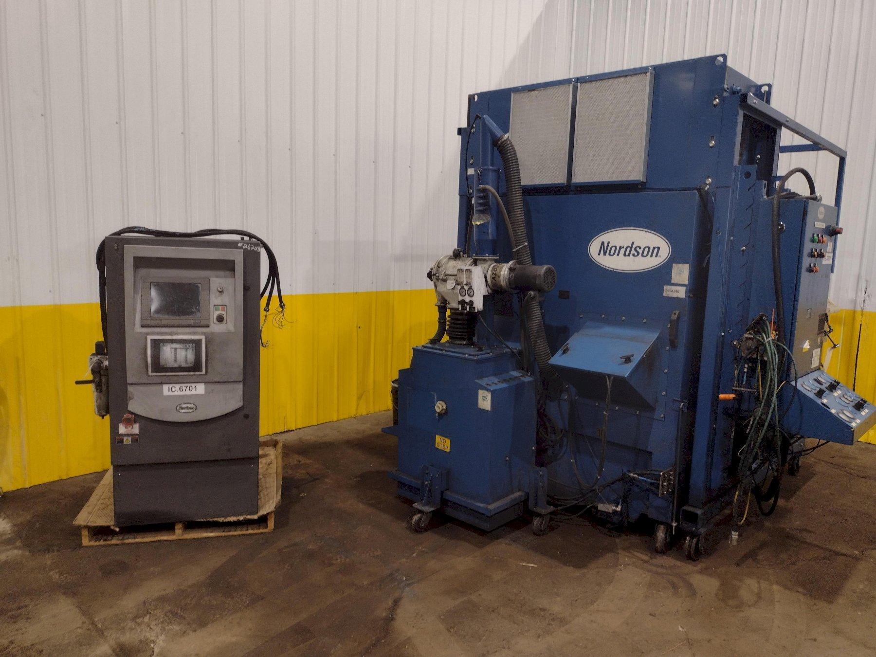 NORDSON POWDER COAT PAINT SYSTEM WITH FEEDER & I-CONTROL: YOBRO #26208