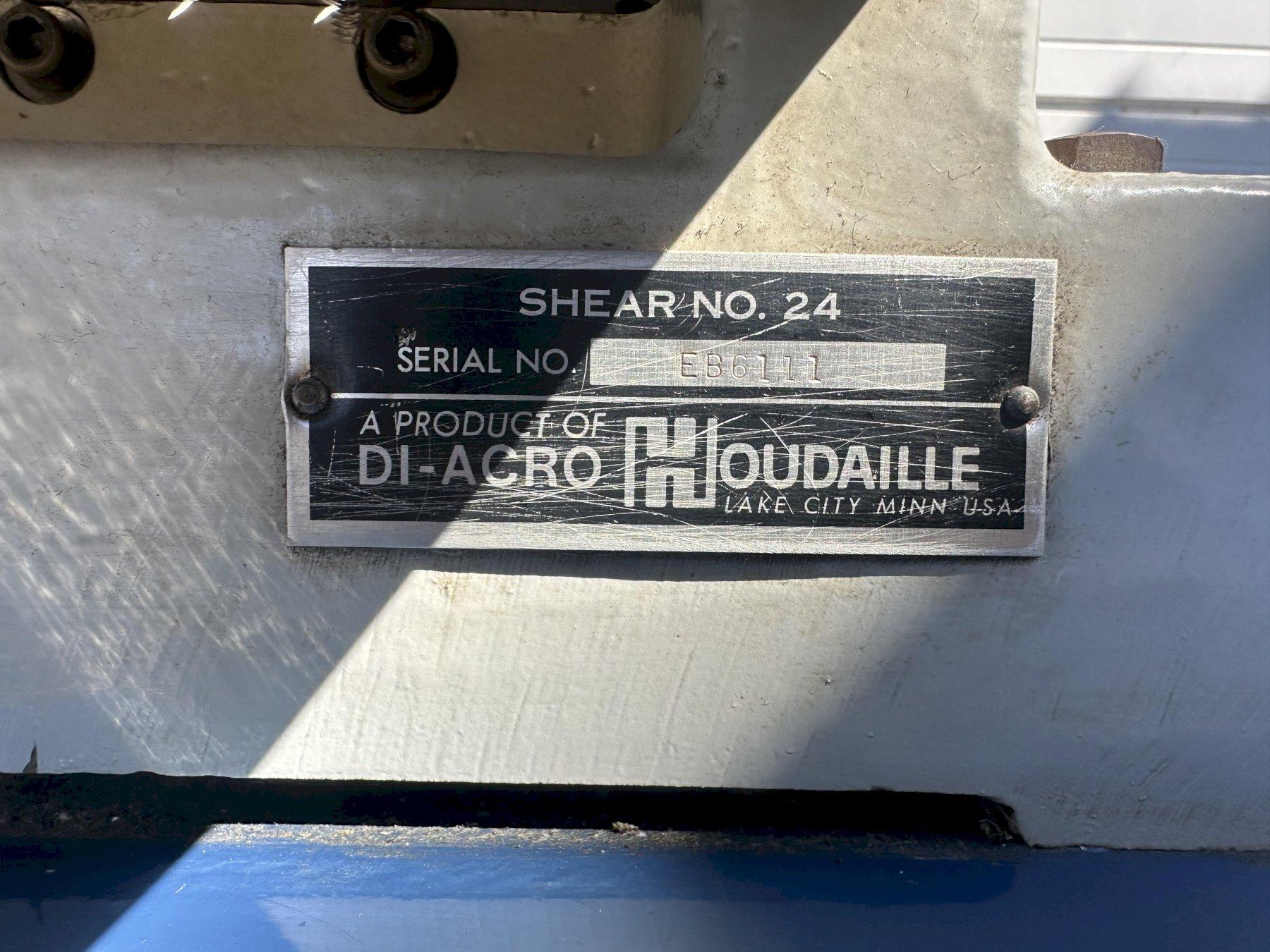 24" 16 Gauge DI-ACRO Hand Shear