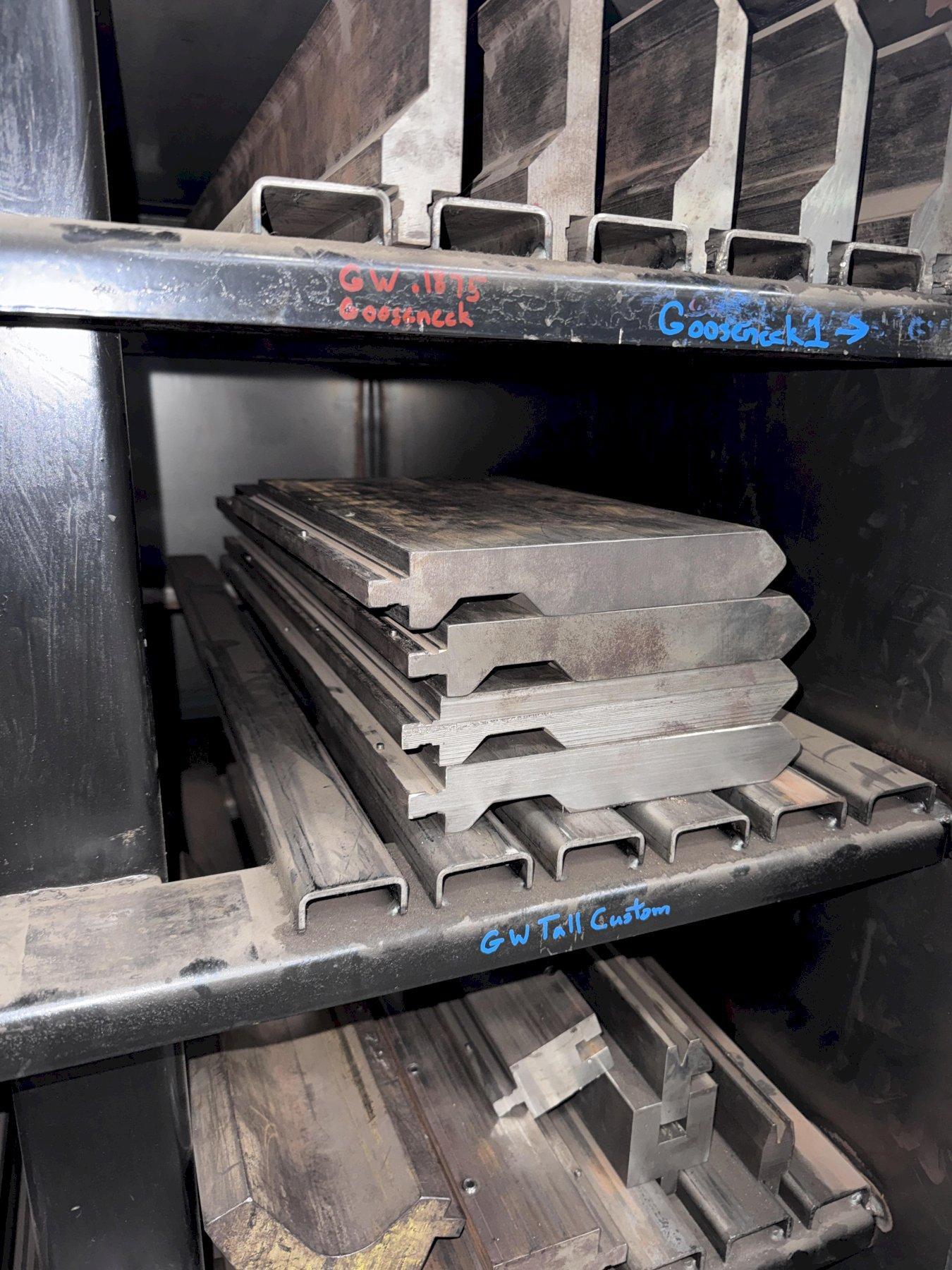 LOT OF WILA PRESS BRAKE DIES WITH CABINET: STOCK #80766