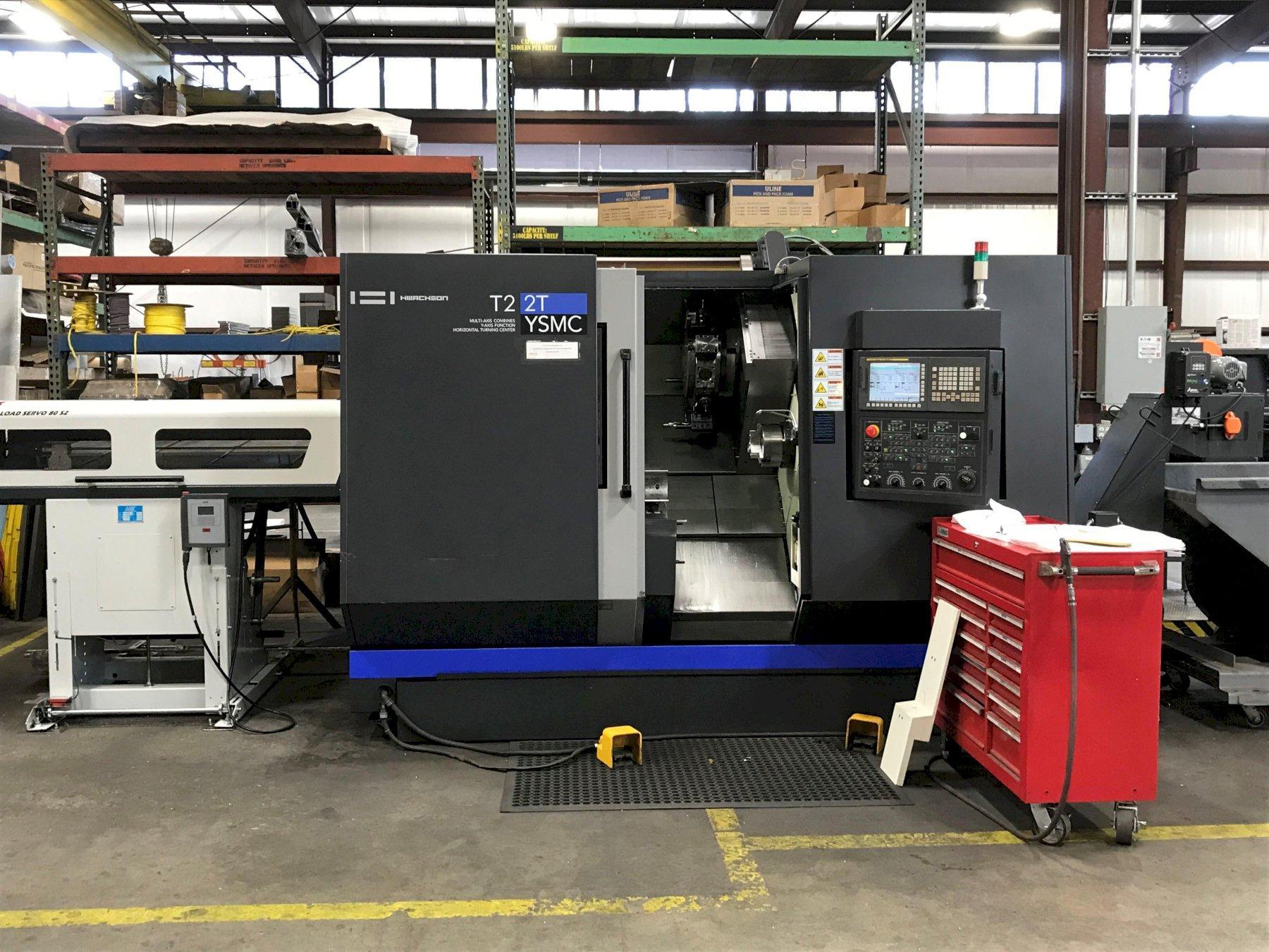 Hwacheon T2 2TYSMC CNC Horizontal Lathe