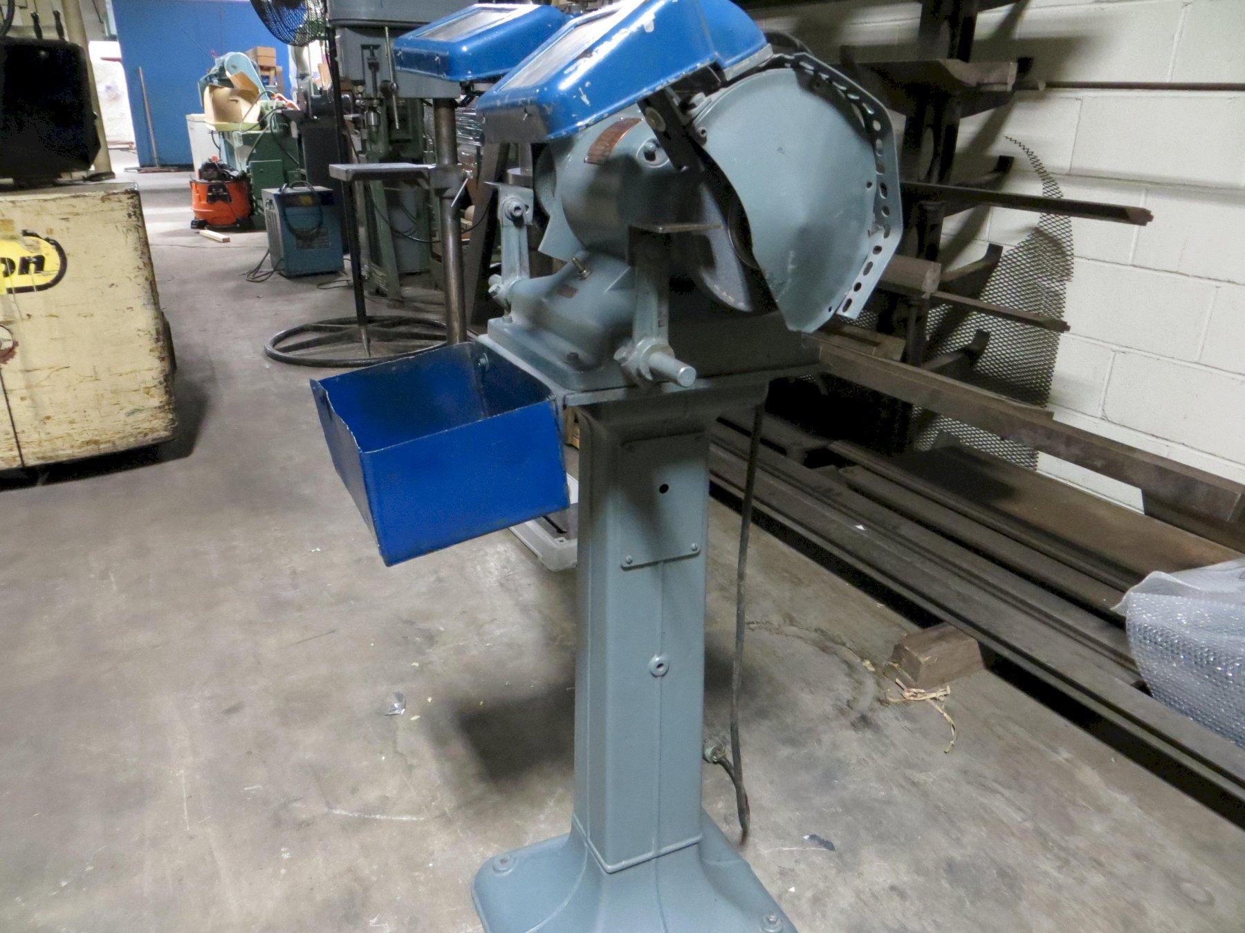 1/2 HP Diehl Bench Grinder with Cast Iron Pedestal