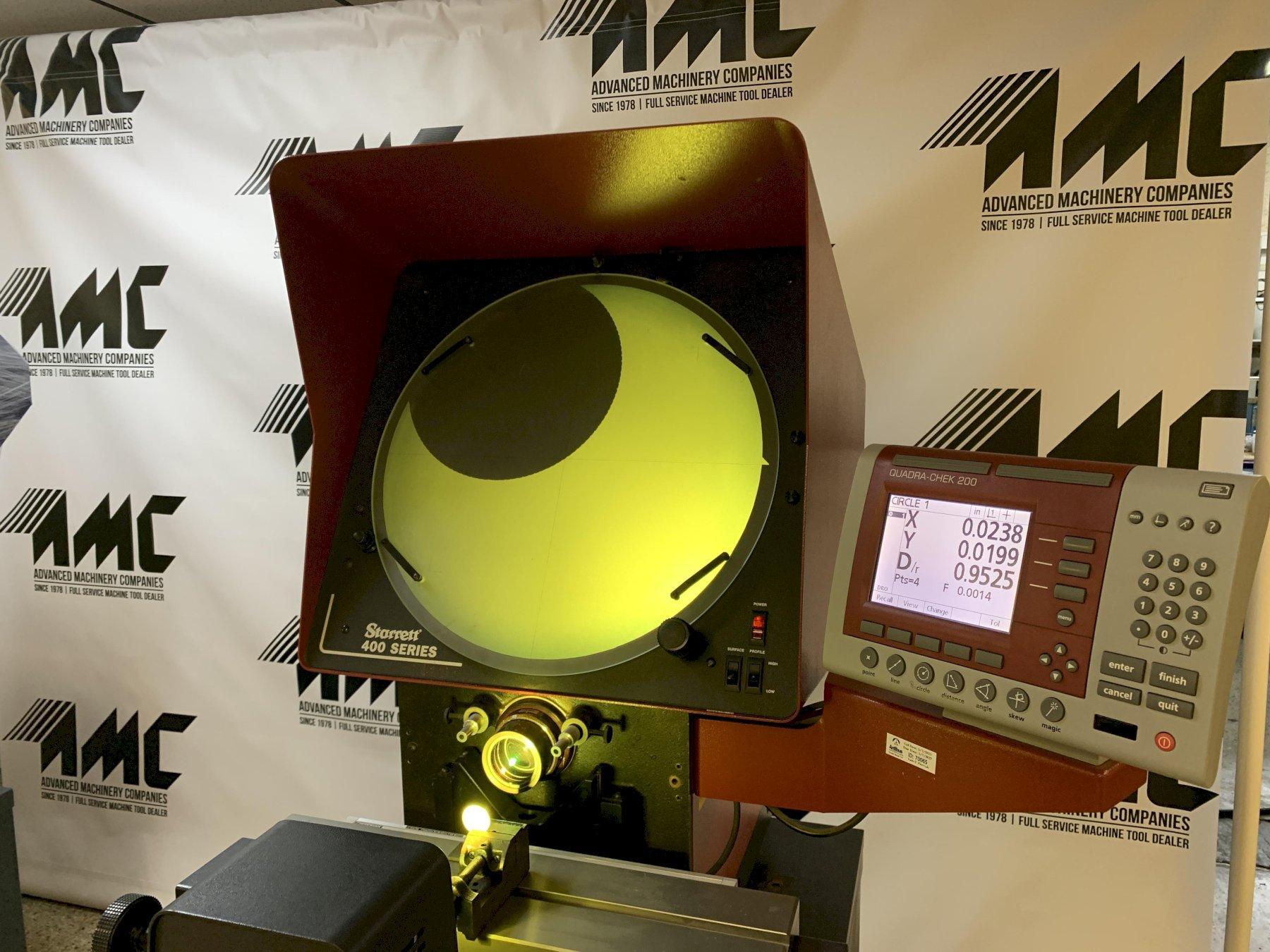 16" STARRETT Model HE400 Bench Top Optical Comparator, S/N 70065.