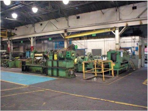 74” X .500” X 80,000# Pro Eco Slitting Line with Two Heads