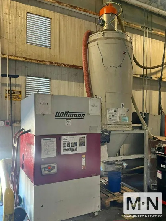 264 CFM WITTMANN MODEL E450 DRYER WITH HOPPER MFG 2011
