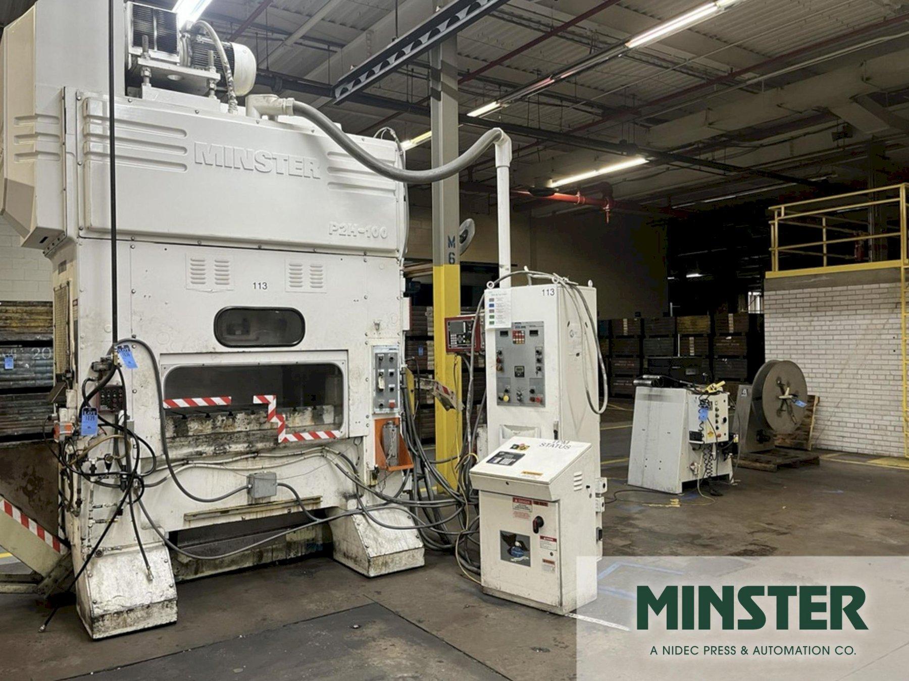 Minster P2H-100-48 Precision Straight Side Press