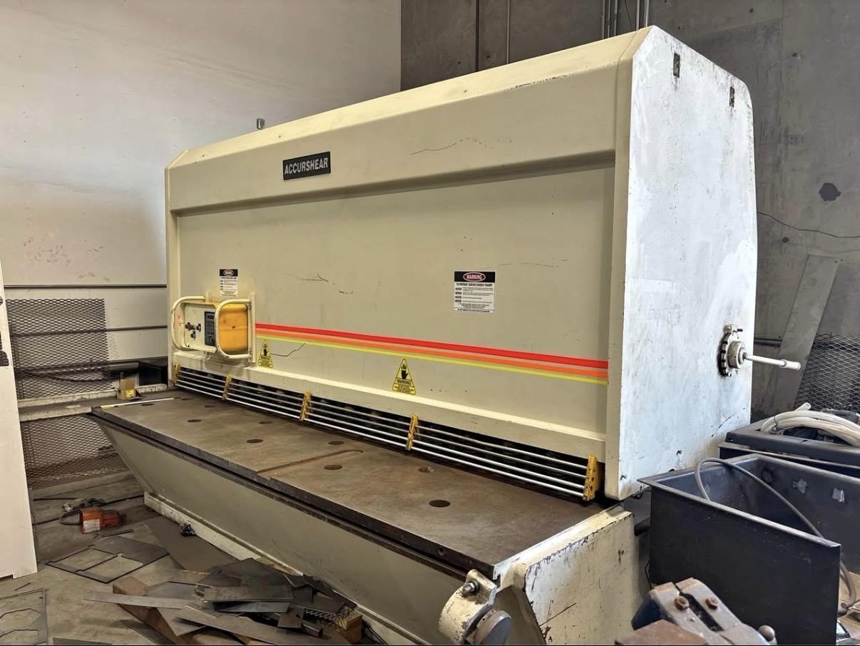 1/2″ x 10′ Accurshear 850010, 1998 – Backgauge