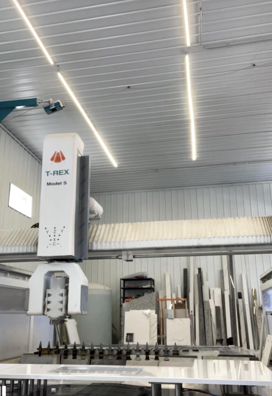 Poseidon TRex model S Dual Table CNC Fabrication Center, 2022 – Jib Crane, Water Filtration System