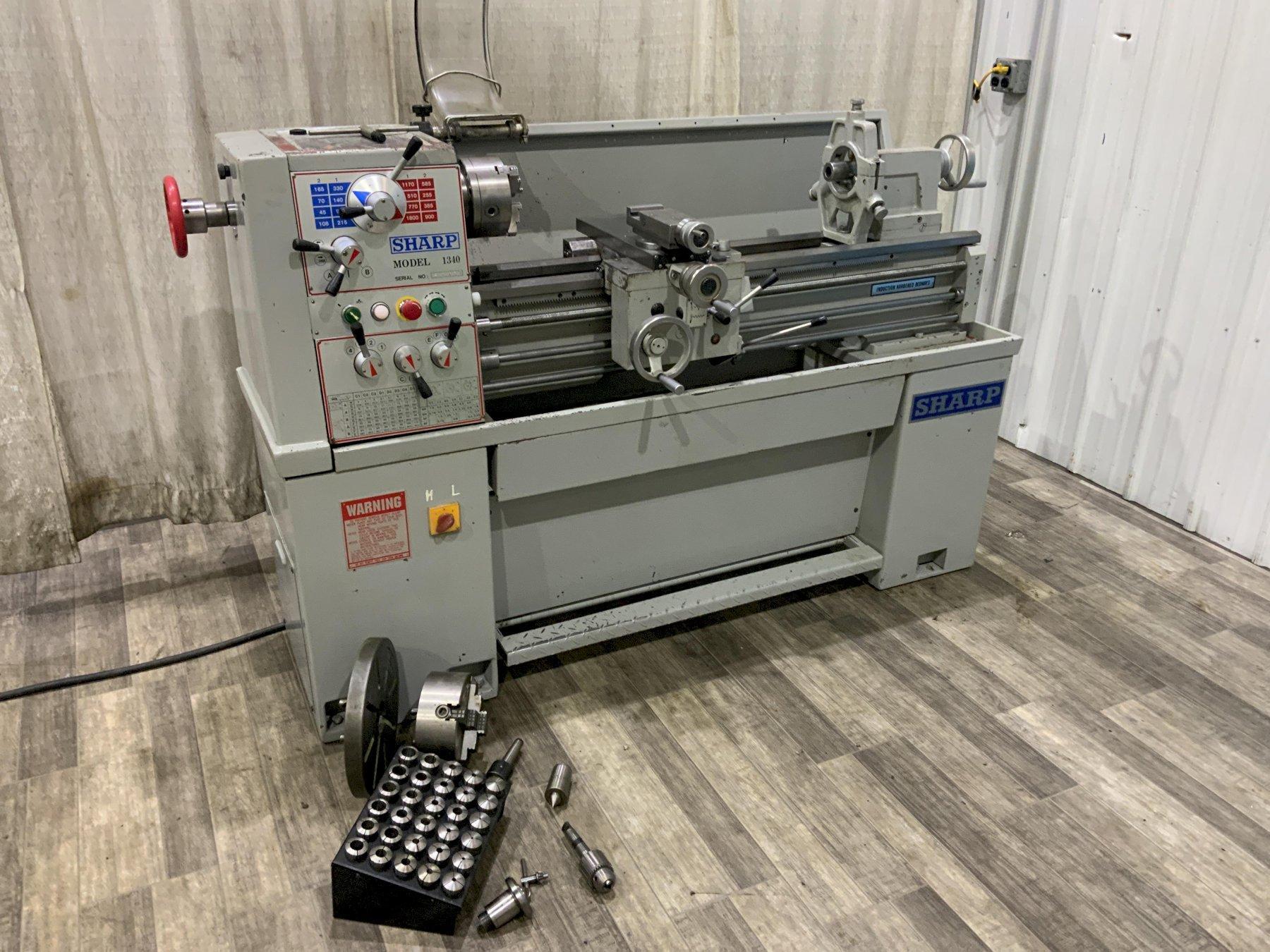 13" X 40" SHARP MODEL 1340 ENGINE LATHE: STOCK #80781