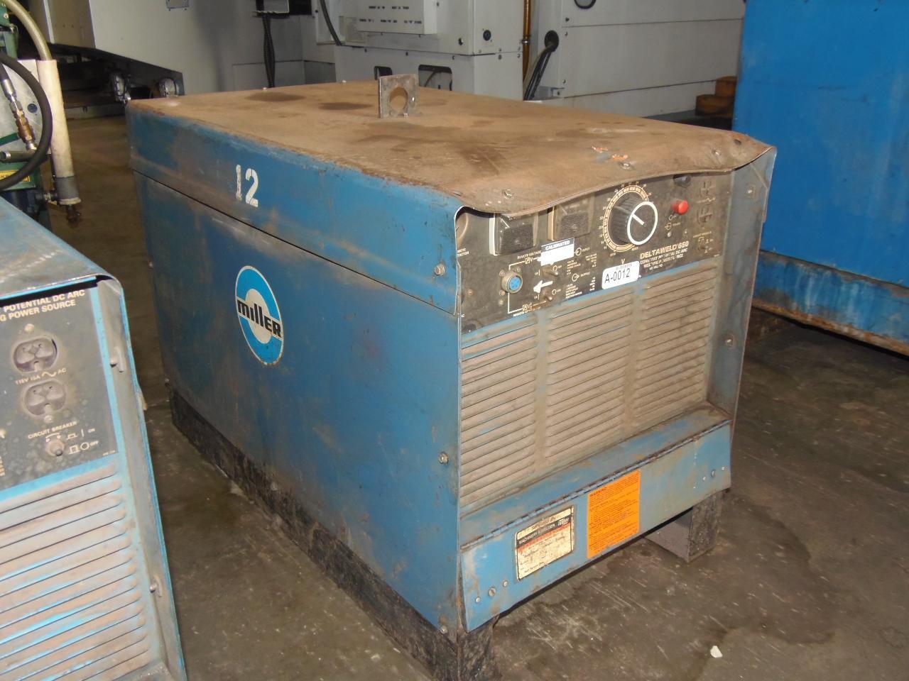 Miller 650 Amp Welder, Model Deltaweld 650, Power unit only