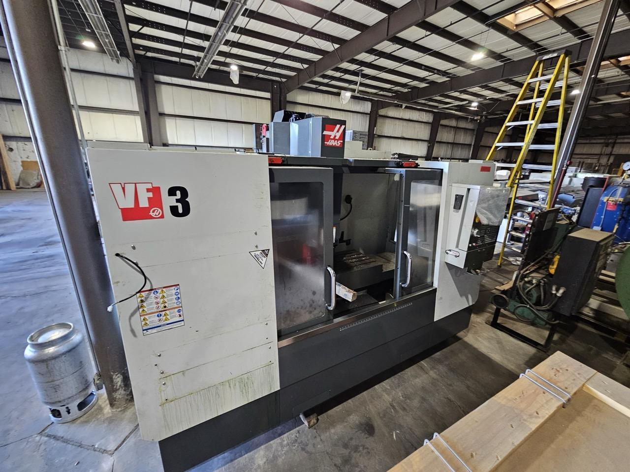Haas VF-3 CNC Vertical Machining Center, 2013 – 40x20x25 Travels | 20 HP | 10,000 RPM | Haas Control |