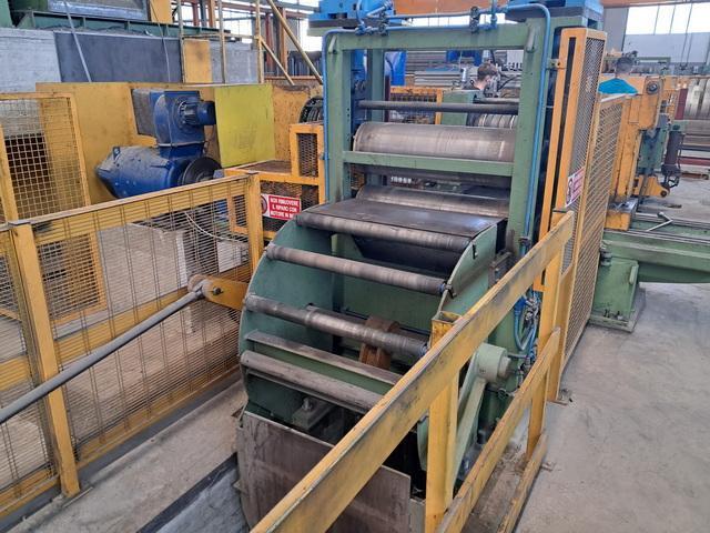 650mm x 5mm x 7,000kgs Schmitz Loop Slitting Line