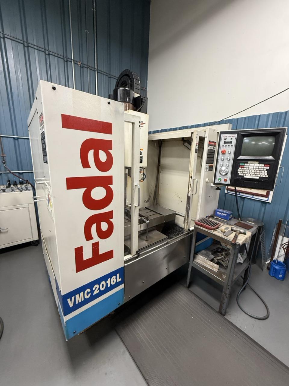 Fadal VMC 2016L VMC, 2000 – 7,500 RPM, 21 Station ATC, Fanuc Control