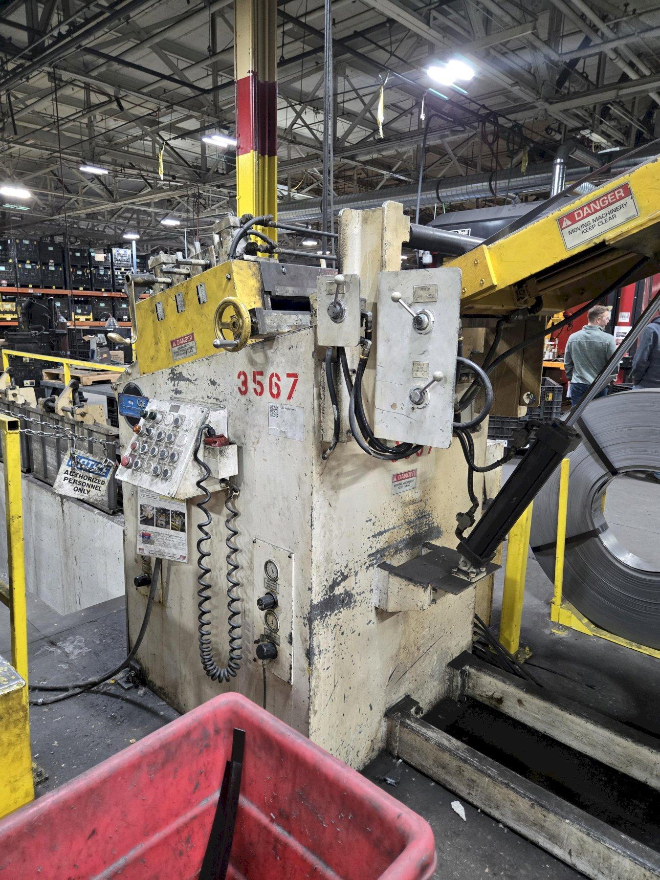 24" COE MODEL #CPPS-PO-300-24 MOTORIZED COIL STRIP STRAIGHTENER: YOBRO #25196