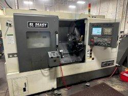 Samsung SL-25ASY Used CNC Lathe For Sale - 2012