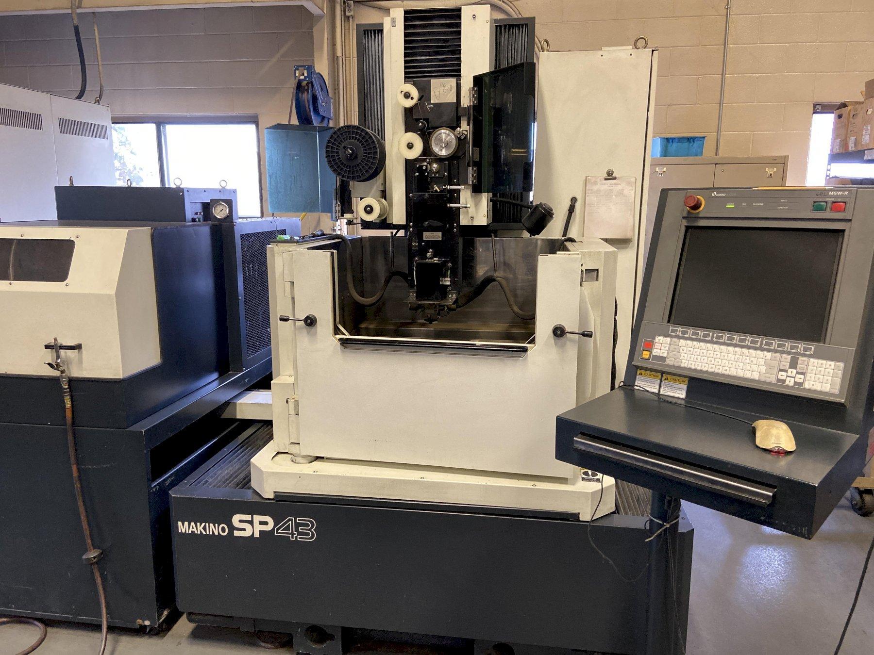 Makino SP43 CNC Wire EDM, MGW-R Control, 18