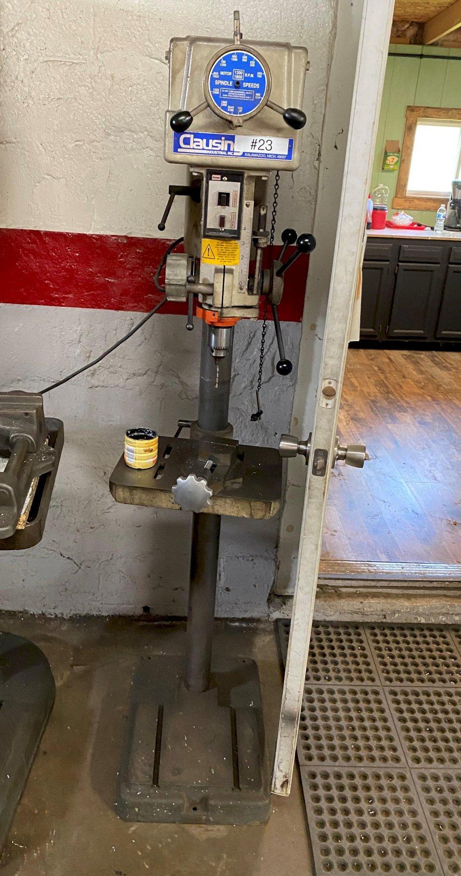 CLAUSING DRILL PRESS. STOCK #0740722.