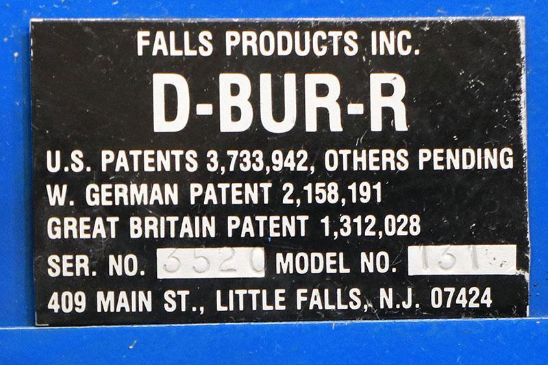 FALLS PRODUCTS D-BUR-R DEBURRER MODEL 131