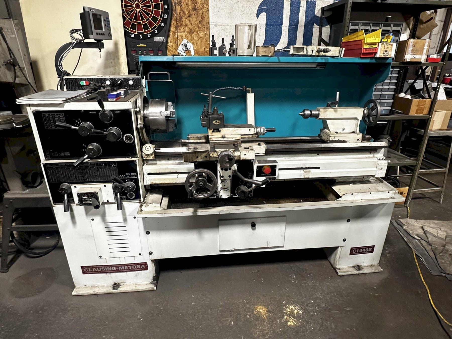 Clausing Metosa C1440S Engine Lathe 14x40 For Sale
