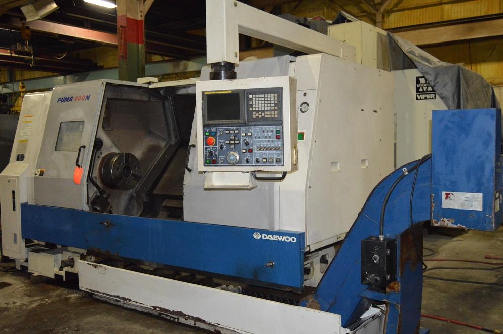 Doosan Puma 400MB CNC Lathe, Fanuc 18i (Conversational), 15