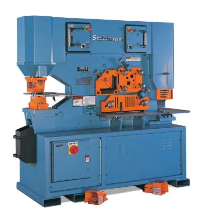 1 - NEW SCOTCHMAN DO8514-20M 85-TON HYDRAULIC IRONWORKER WITH PUNCH & DIE PACKAGE