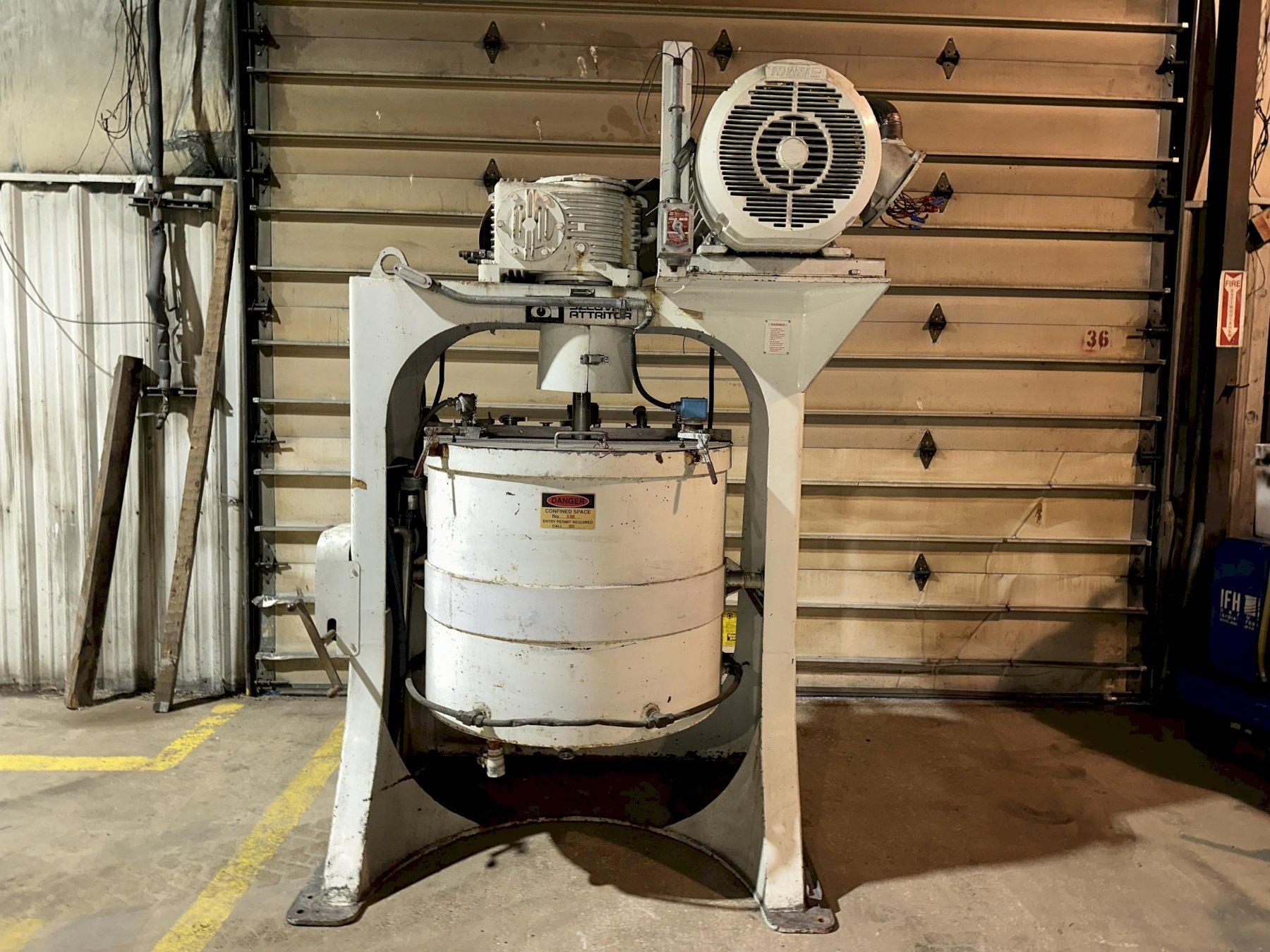 Union Process | Szegvari Attritor 
20Hp / 100-Gallon Vessel