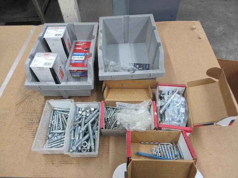 Anchor Bolts, Red Head, Simpson StrongTie and More- Auction Item