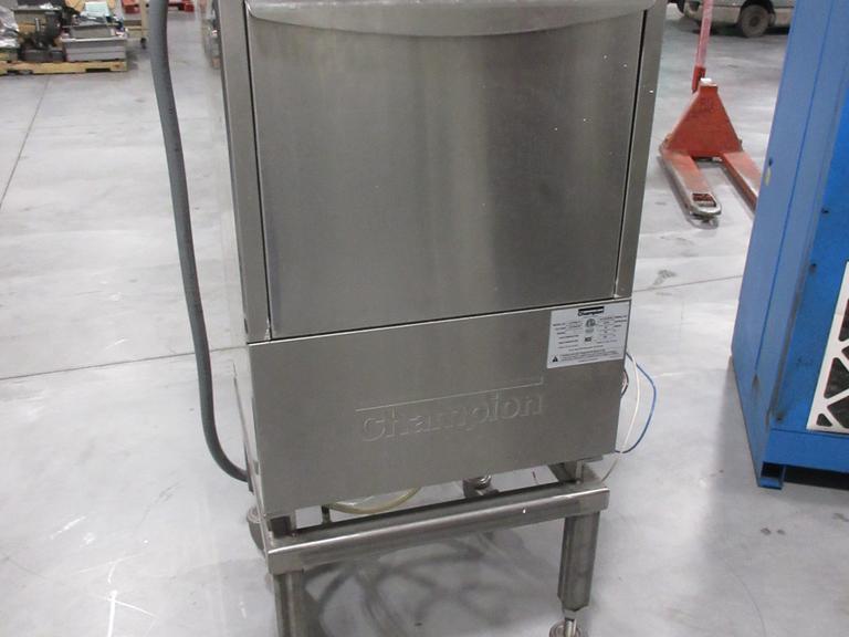 Champion Commercial Dishwasher On Portable Base- Auction Item