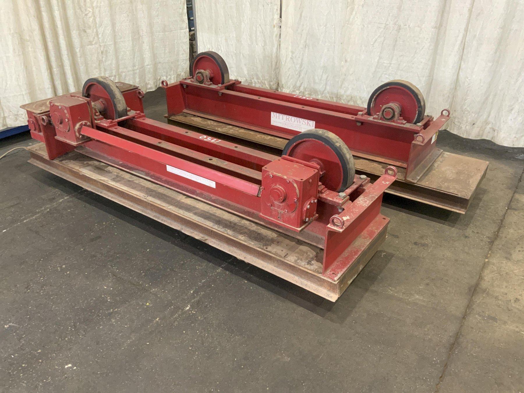 5 TON WELDWIRETANK TURNING ROLL SET: STOCK #81020