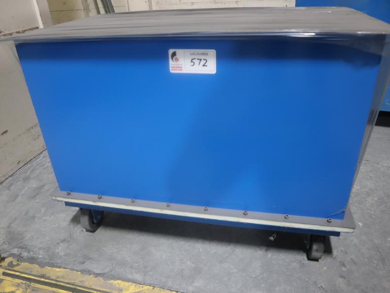 Rolling Metal Powder Coating Hopper- Auction Item