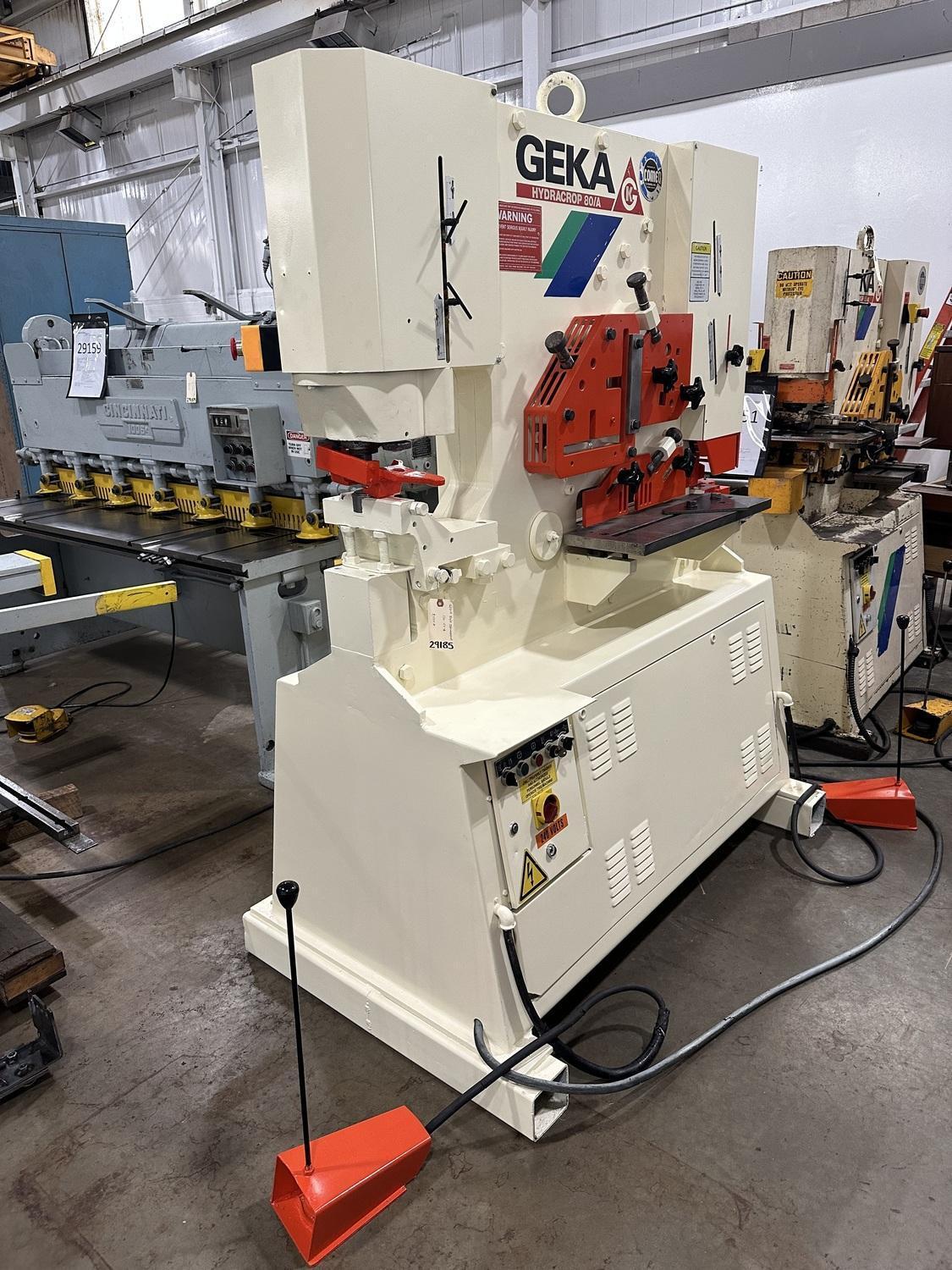 88 TON GEKA HYDRACROP 80/A IRONWORKER