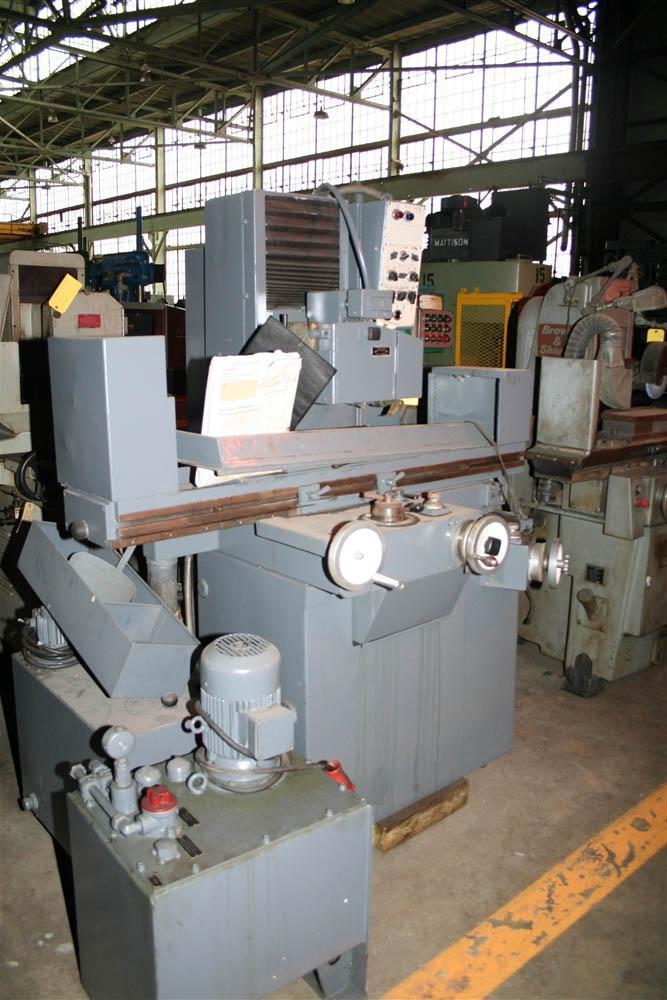 8' X 18' BLOHM HYDRAULIC SURFACE GRINDER: STOCK #19453