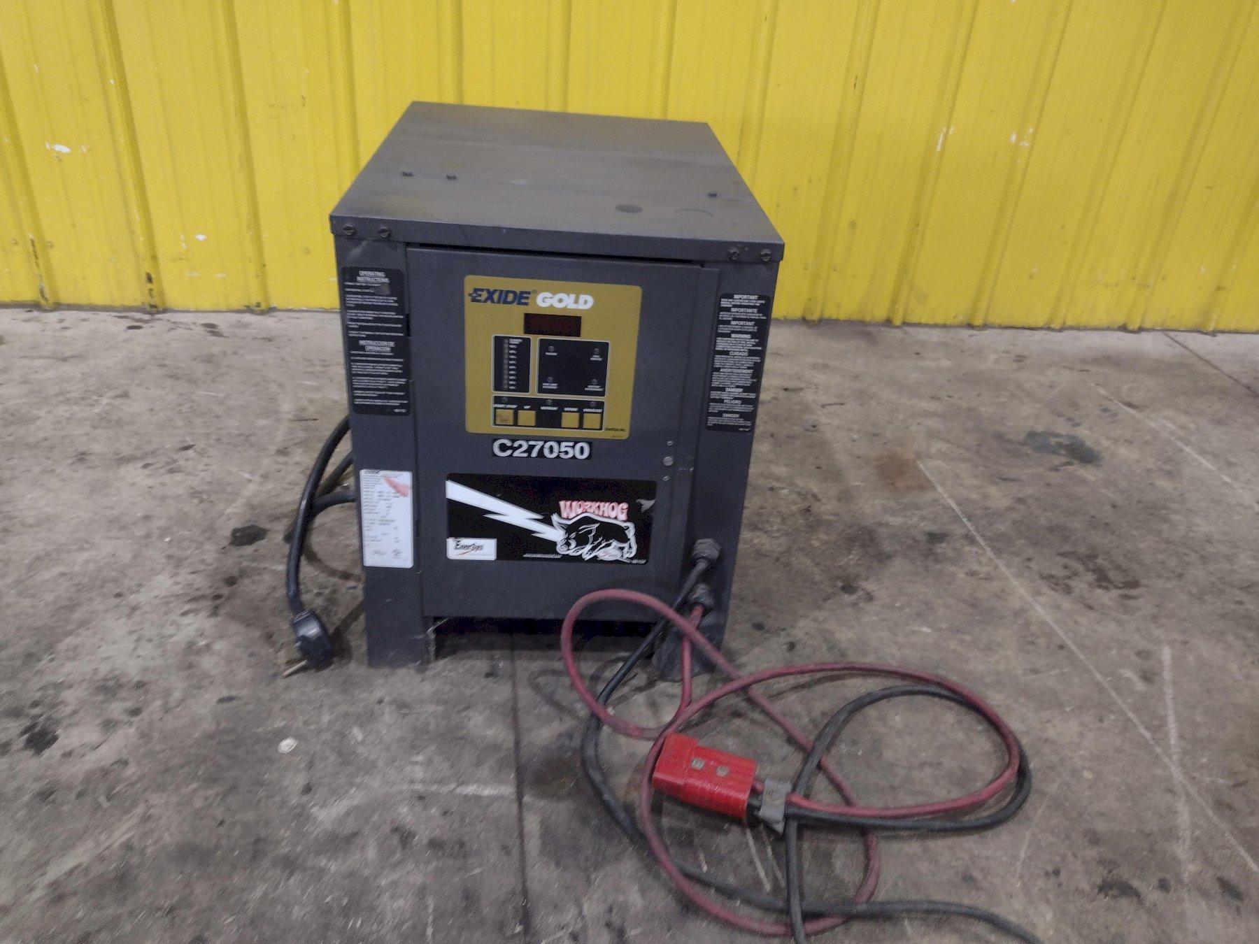 EXIDE WORKHOG GOLD MODEL #WG1-12-680 FORKLIFT BATTERY CHARGER: YOBRO #25431