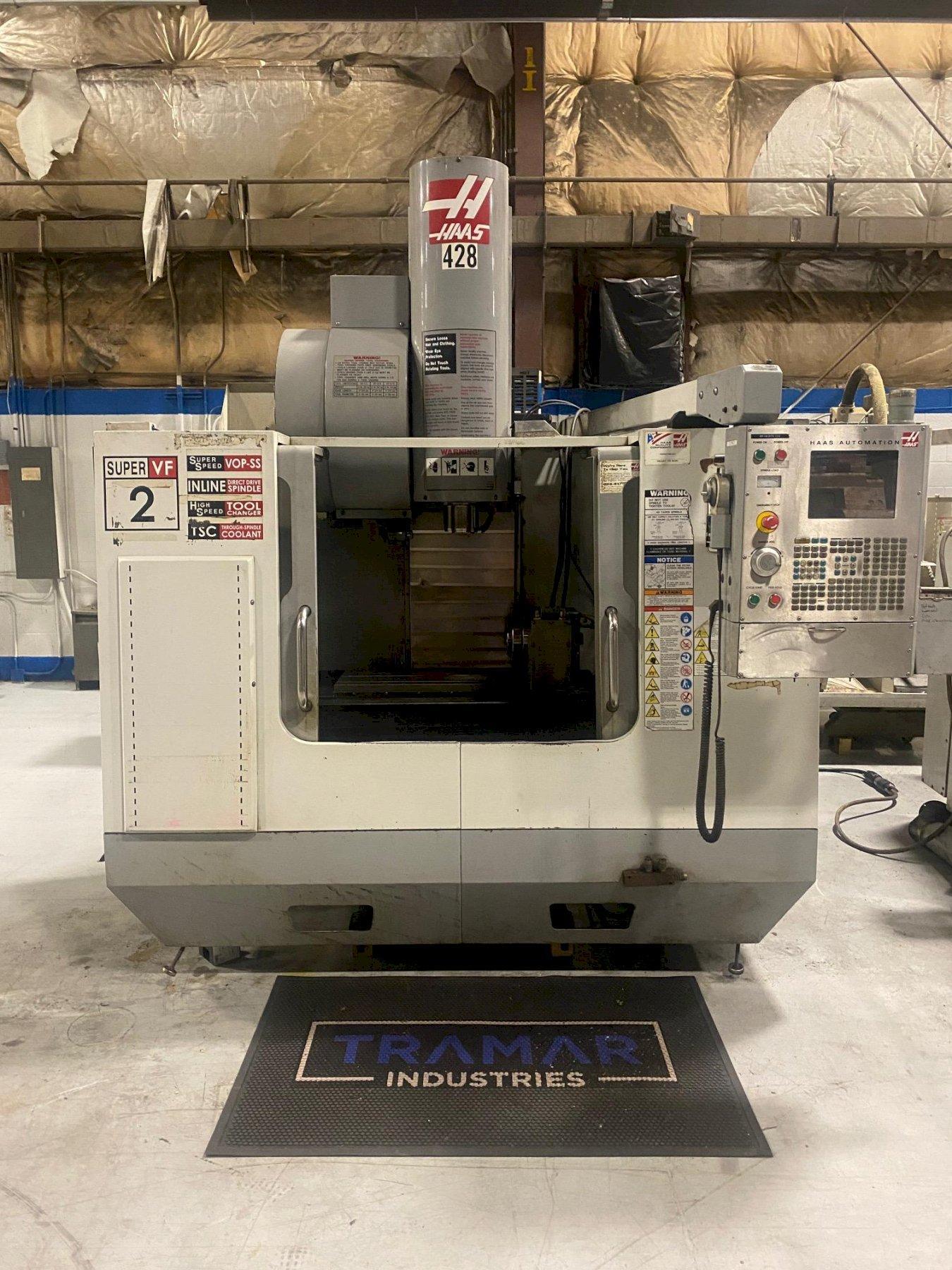 Haas VF-2SS CNC Vertical Machining Center with 4th Axis Rotary Table For Sale 2006