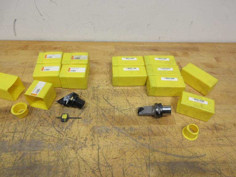 Sandvik/Jewell Group C5 Capto Mount Indexable Turning and Grooving Heads (11pcs) ***New In Packages***- Auction Item