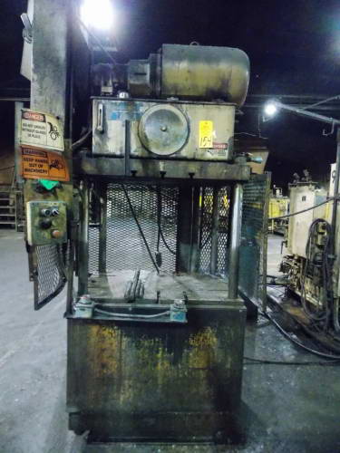 35 TON KEYSTONE 4 POST UP-ACTING HYDRAULIC TRIM PRESS 