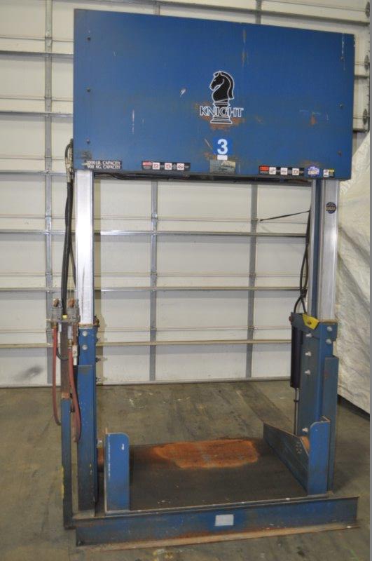 2000 LB KNIGHT ZERO LIFT LOAD TABLE