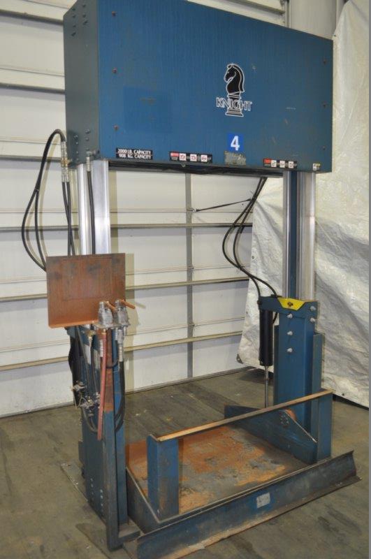 2000 LB KNIGHT ZERO LIFT LOAD TABLE