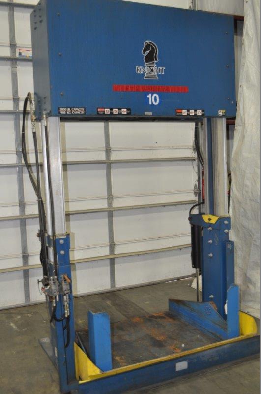 2000 LB KNIGHT ZERO LIFT LOAD TABLE