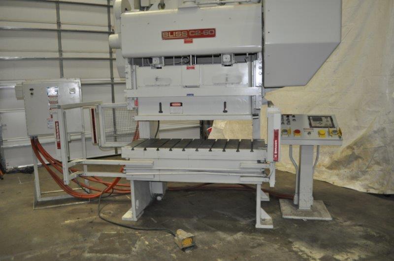 60 TON BLISS DOUBLE CRANK GAP PRESS