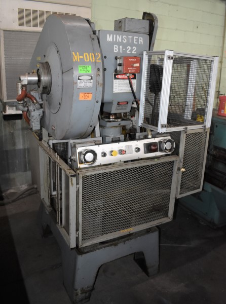 22 TON MINSTER HIGH SPEED GAP FRAME PRESS