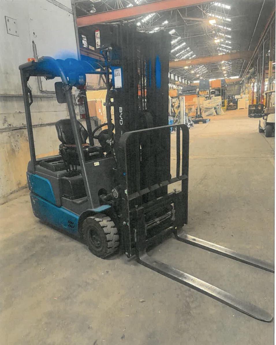 BYD ECB18-3W 4,000-Lb 3-Wheel Electric Forklift, 2023 (6)