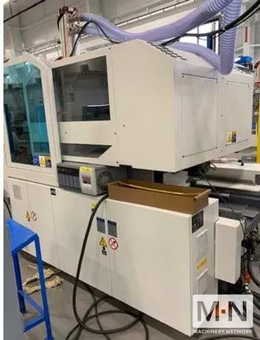 198 TON 6.4 OZ KRAUSS MAFFEI MODEL KM180/380AX ELECTRIC INJECTION MOLDING MACHINE MFG 2011