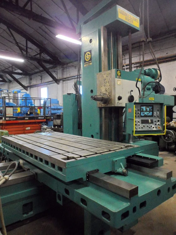 GIDDINGS & LEWIS CNC FRASER MODEL A130T HORIZONTAL BORING MILL