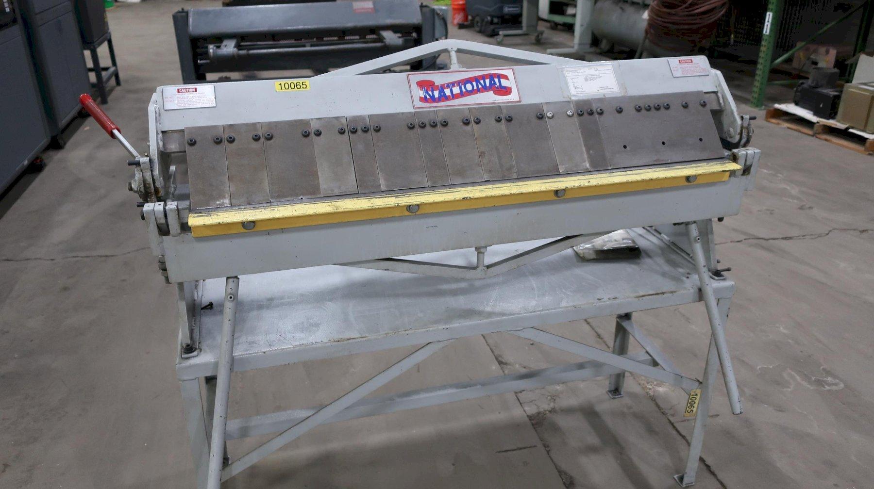National Model U4816 Box and Pan Hand Brake, 16 Ga.