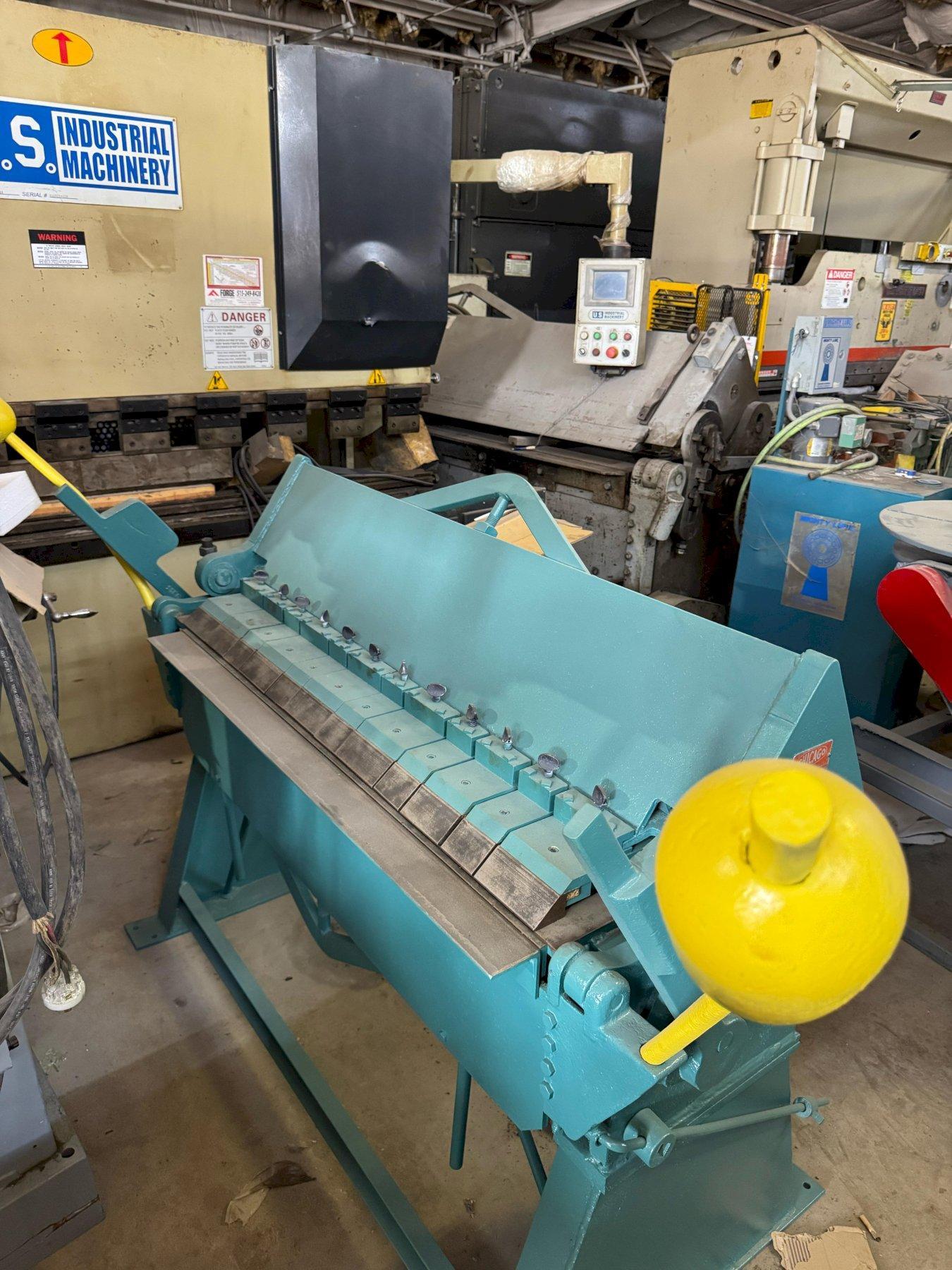 1 - PREOWNED CHICAGO DRIES & KRUMP 4' X 14 GA BOX AND PAN BRAKE, MODEL #: BPO-414-6, S/N: 315094